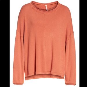 Free People Sweaters - FREE PEOPLE Be Good Terry Pullover in Terracotta Free People Sweaters - FREE PEOPLE Be Good Terry Pullover in Terracotta